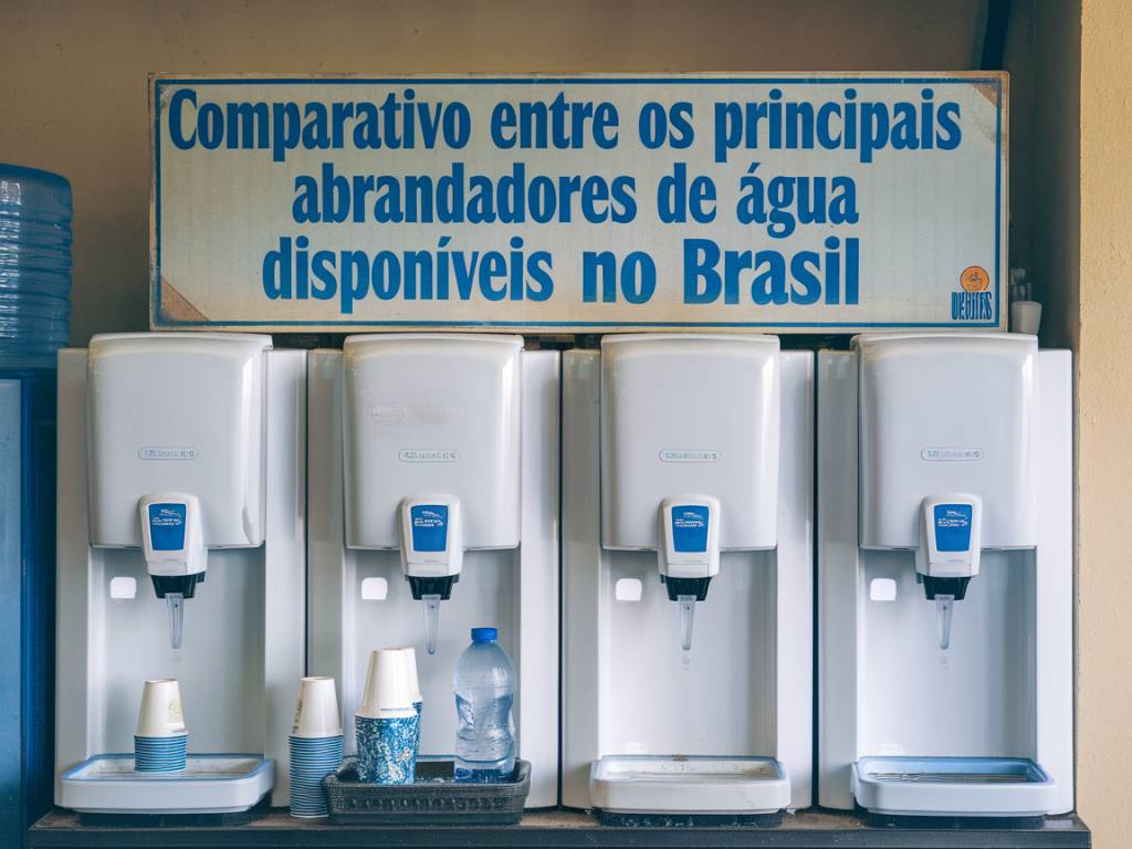 Comparativo entre os principais abrandadores de água disponíveis no Brasil